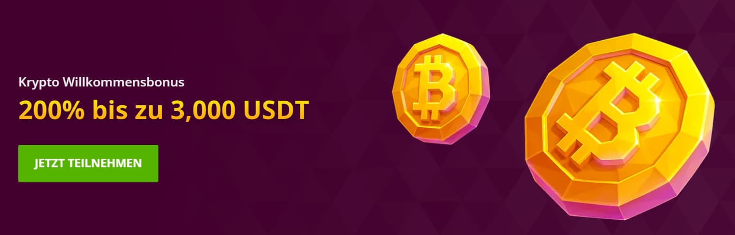 Malina Casino Krypto Willkommensbonus